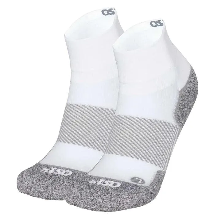 OS1st Active Comfort 1/4 Crew Socks 100441W White 100443W White 100445W White 100447W White 100443CH Charcoal 100445CH Charcoal 100443B Black