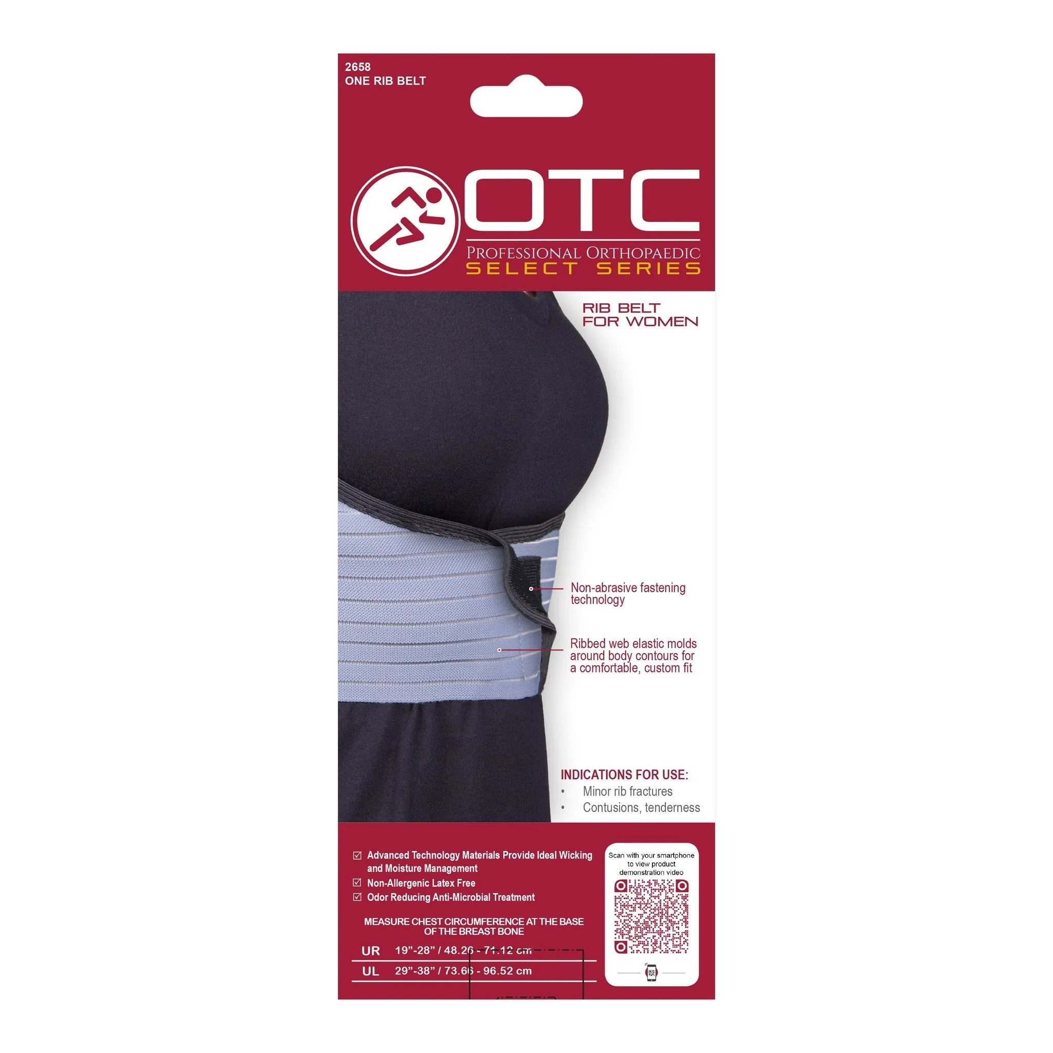 OTC RIB BELT 6" WOMEN'S - 2658 - CLEARANCE