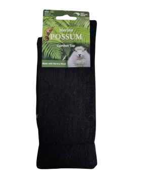 Possum Merino Fine Soft Top Socks