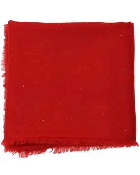 Red Starlight Cashmere Stole