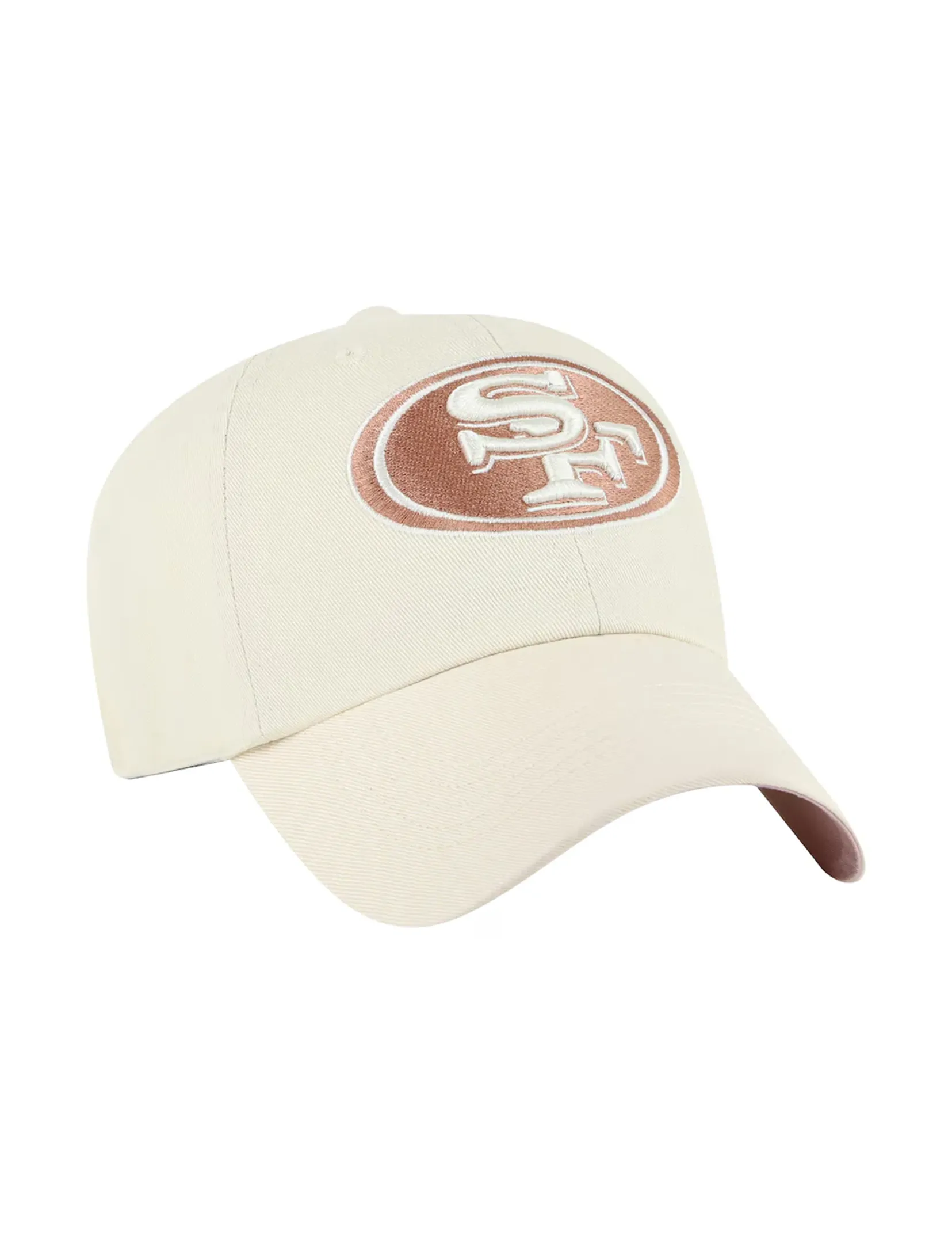 SF 49ers Cheer Basic Cap, Natural/Bronze