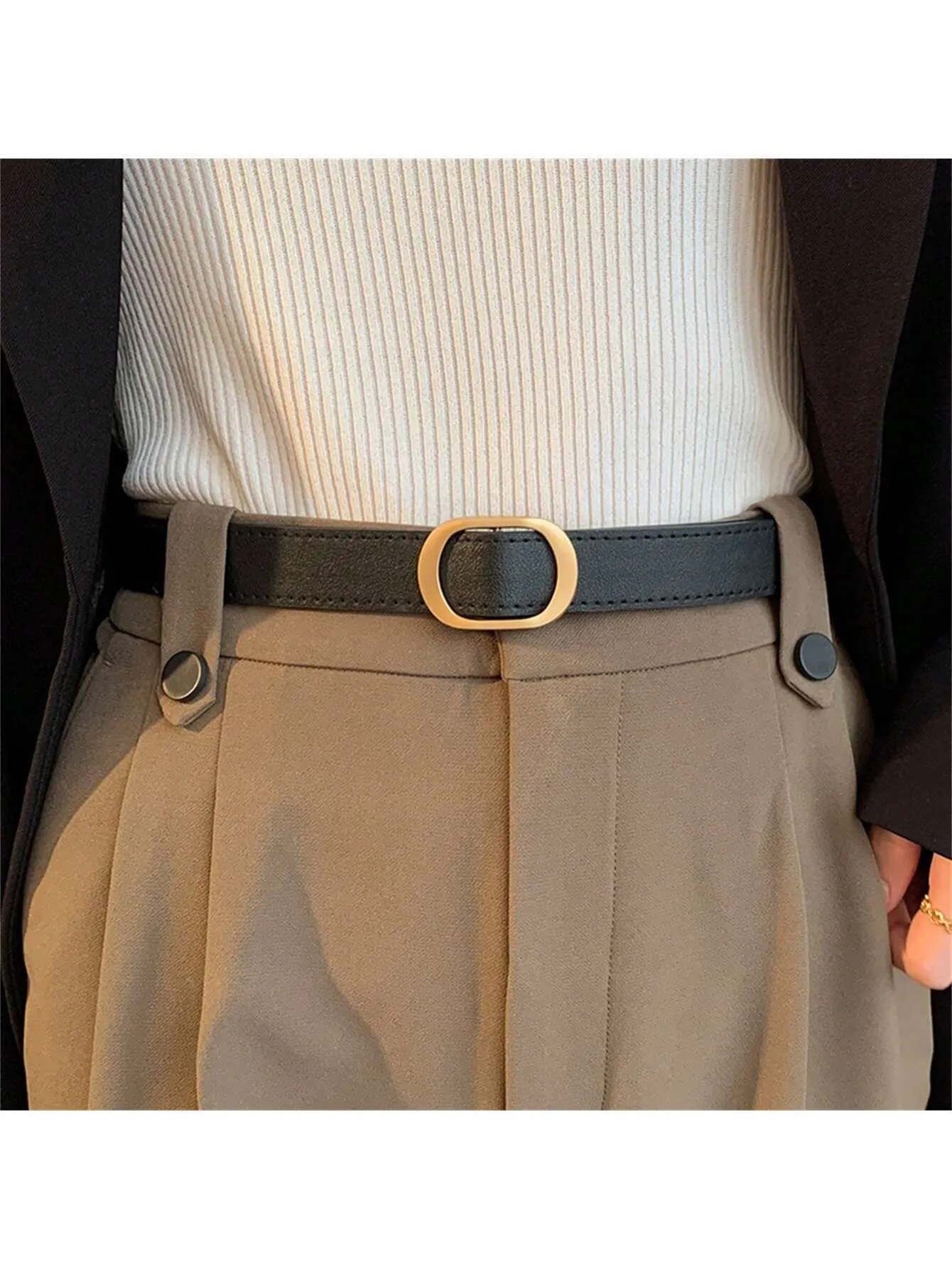 SHEIN Korean Fashionable Simple Decorative Belt