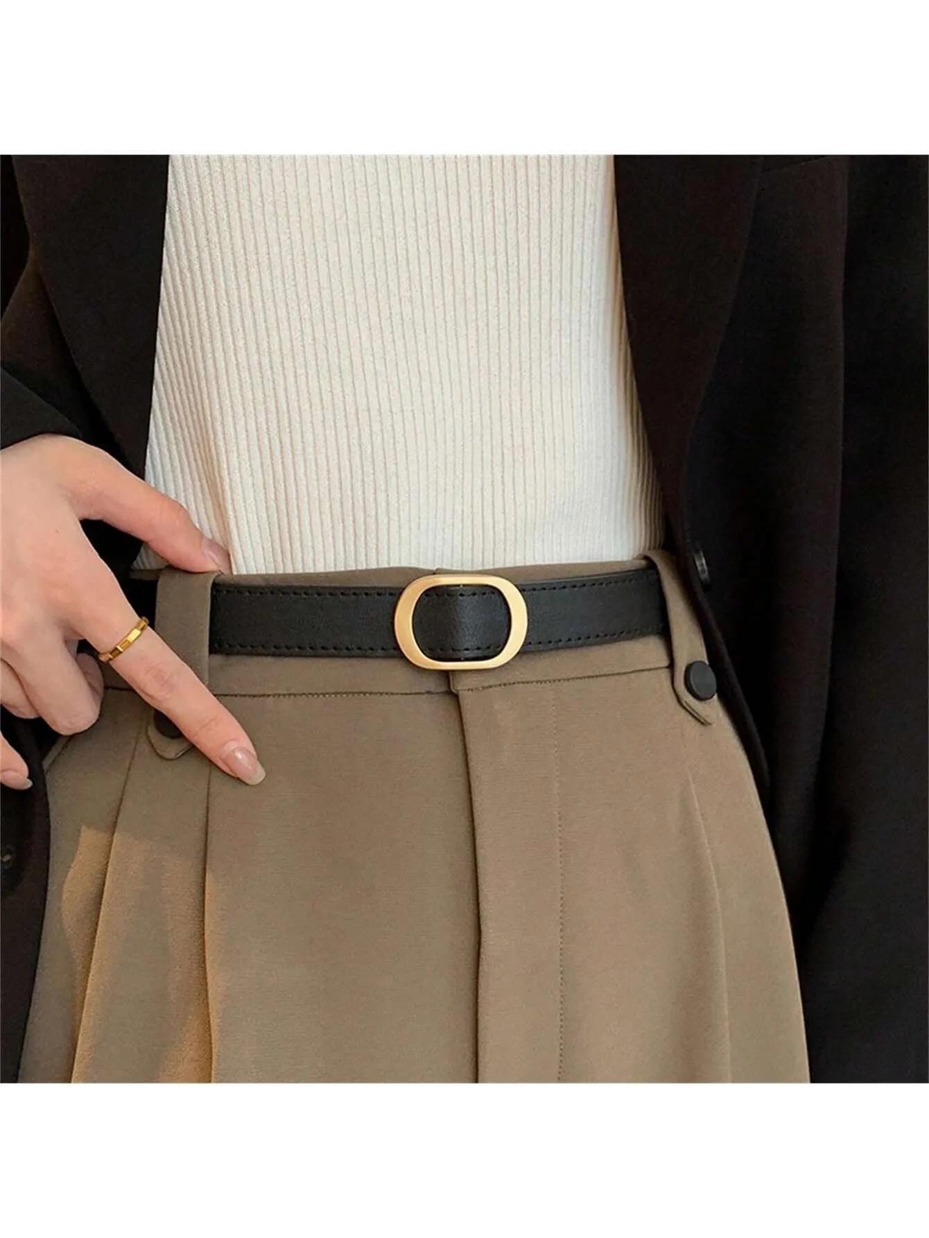 SHEIN Korean Fashionable Simple Decorative Belt