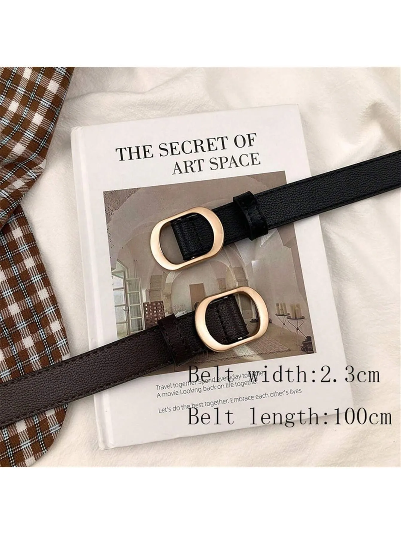 SHEIN Korean Fashionable Simple Decorative Belt