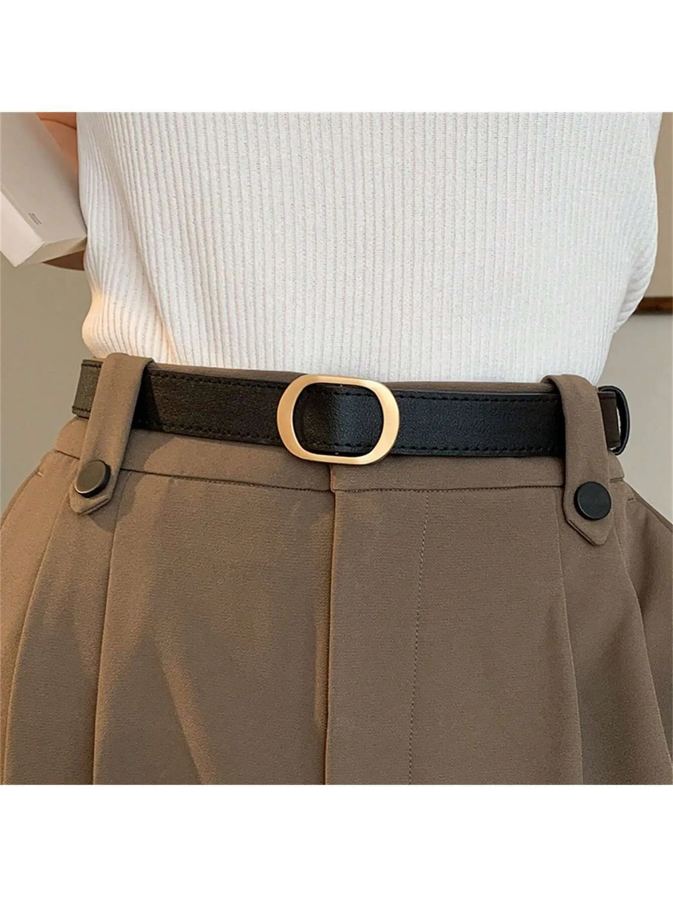 SHEIN Korean Fashionable Simple Decorative Belt