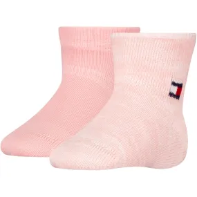 Tommy Hilfiger Soft Pink Baby Socks 2-pack Runfree