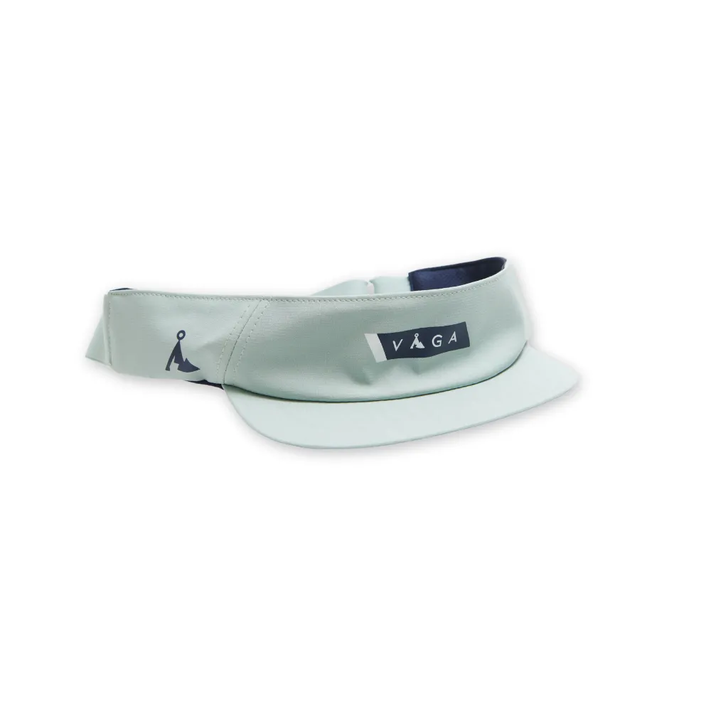 VAGA Feather Visor - Electric Mint/Navy Blue