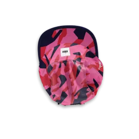 VAGA Patterned Cap - Flame Red/Poster Pink/Navy