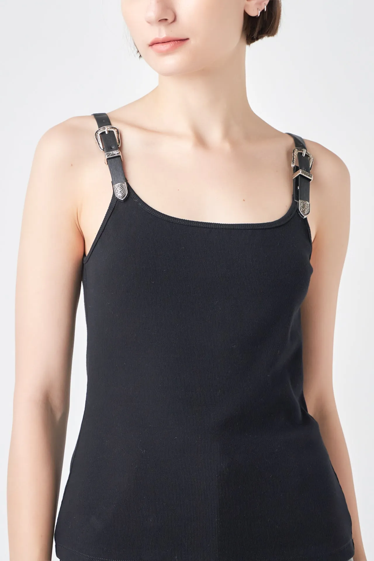 Western Belt Tank Top