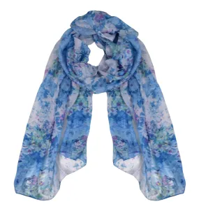 Womens Summer Fashion Hibiscus Floral Lightweight Scarf