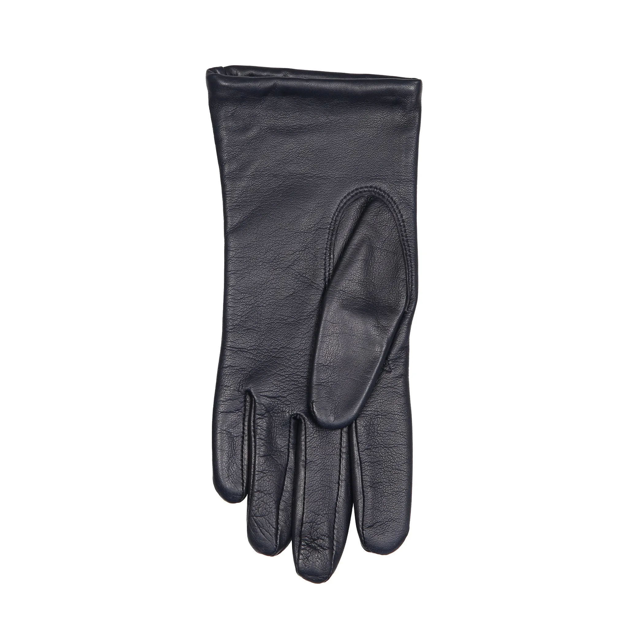 Women's Three-Point Lined Leather Gloves