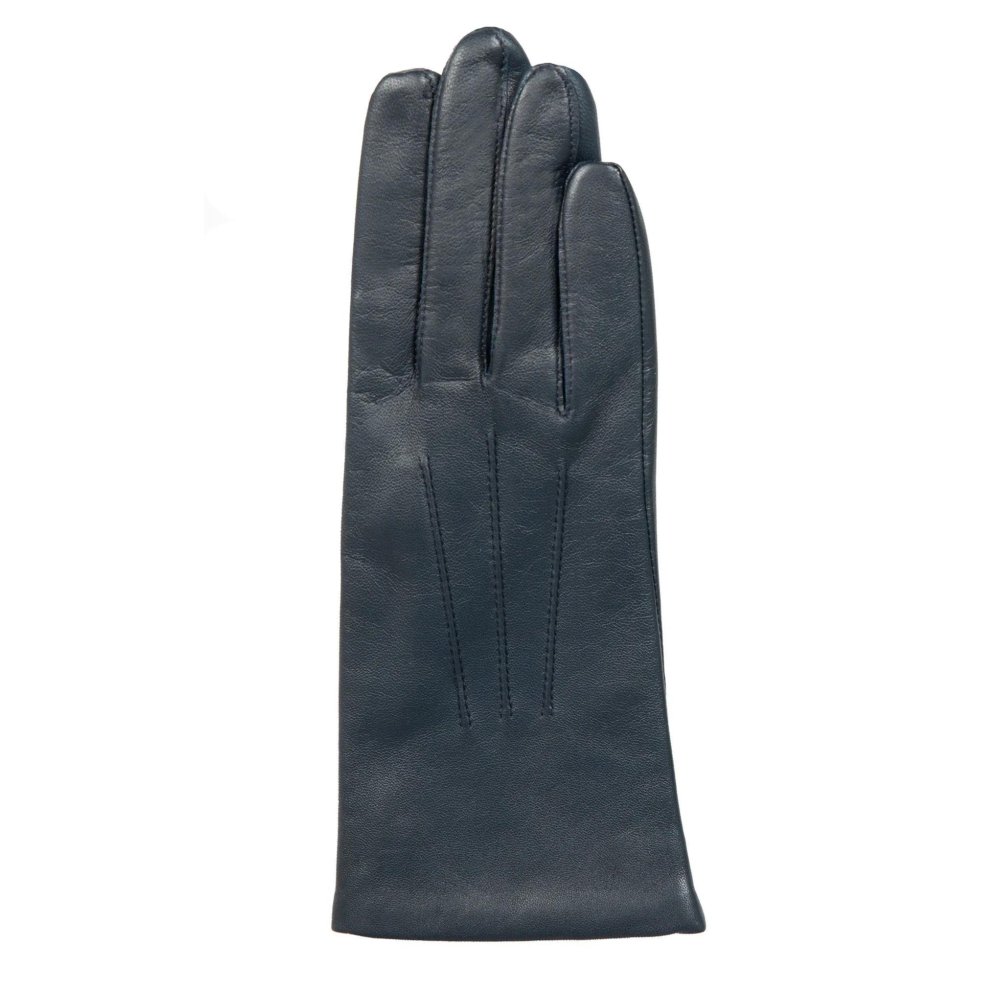 Women's Three-Point Lined Leather Gloves