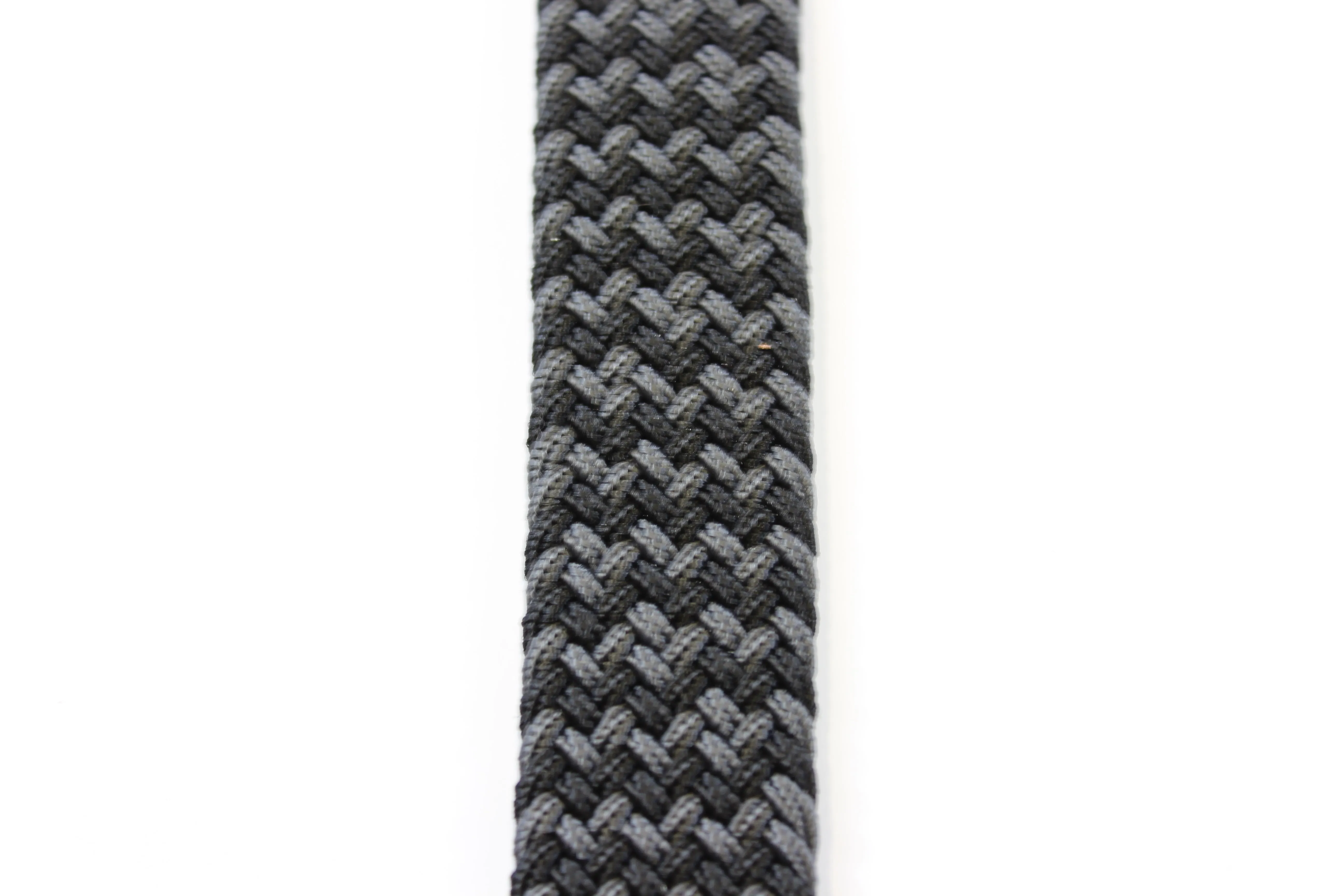 Woven Stretch Belt - Black/Grey